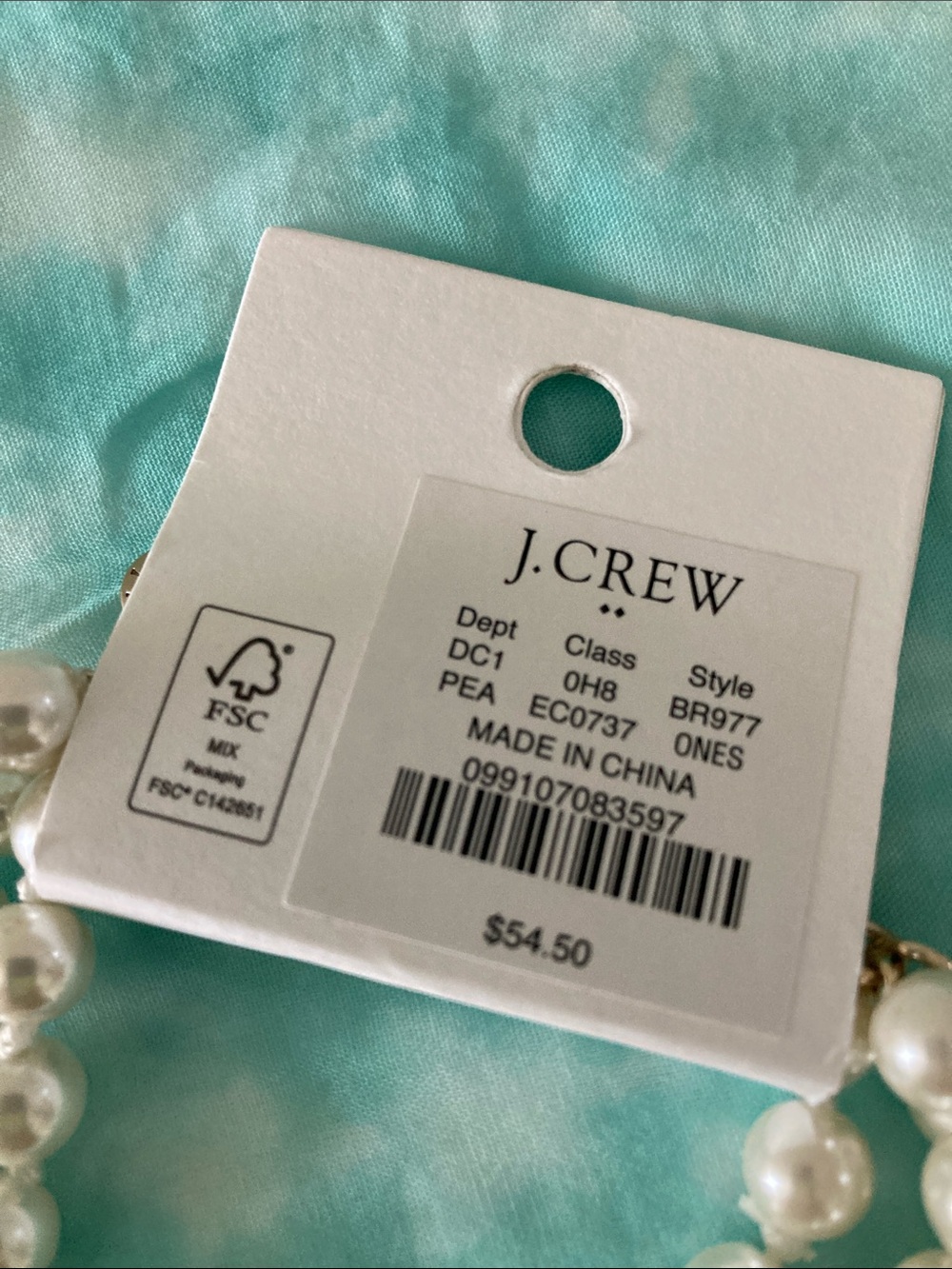 JCrew Factory multi strand pearl statement necklace - Picture 2 of 4